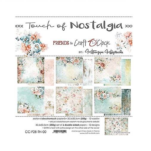 Scrapbook papier Touch of Nostalgia Craft o Clok  12 x 12