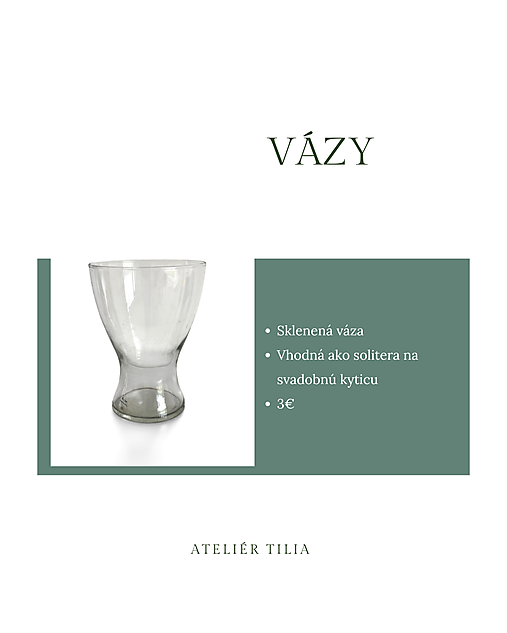 Sklenená váza