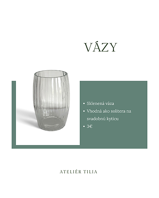 Sklenená váza