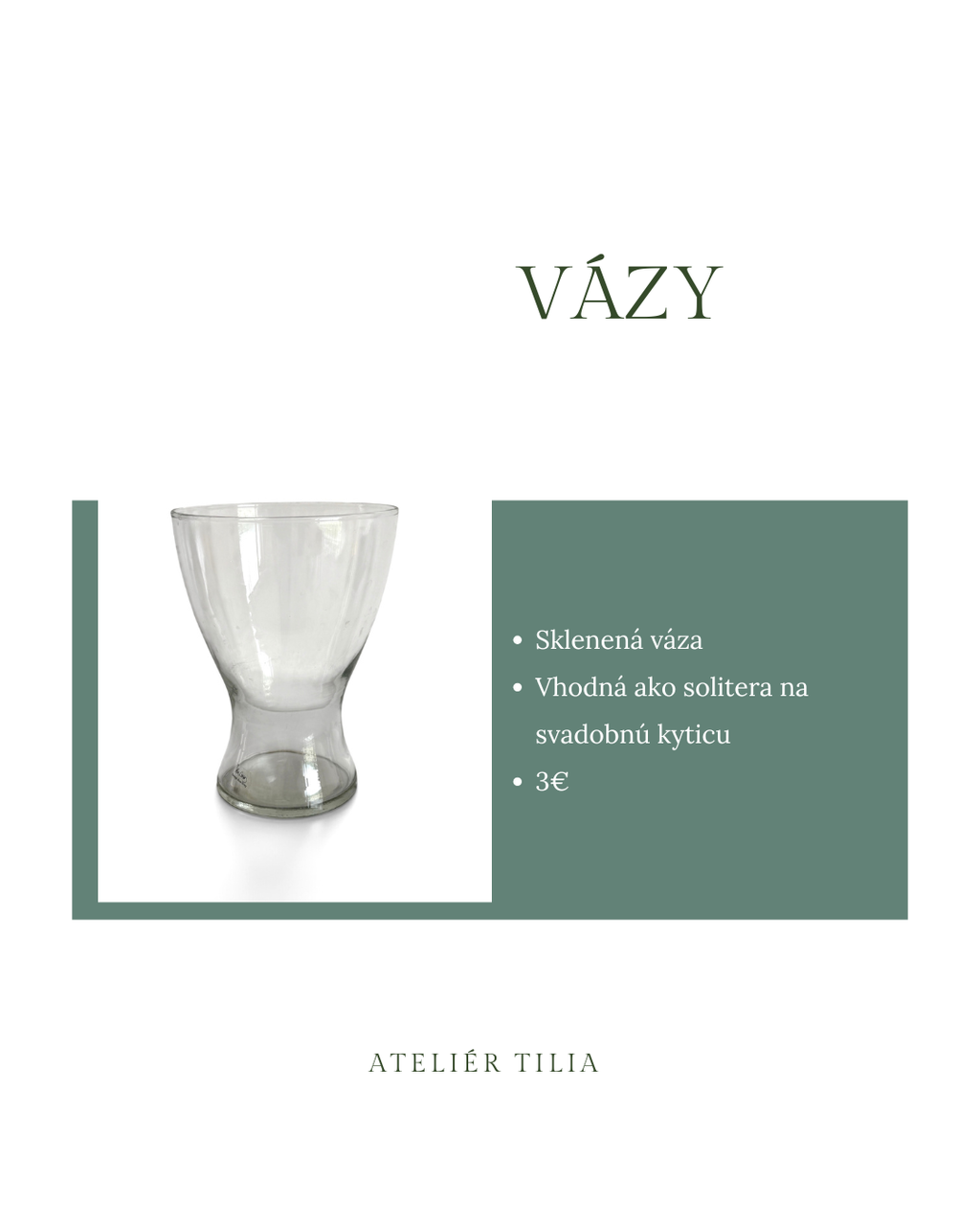 Sklenená váza