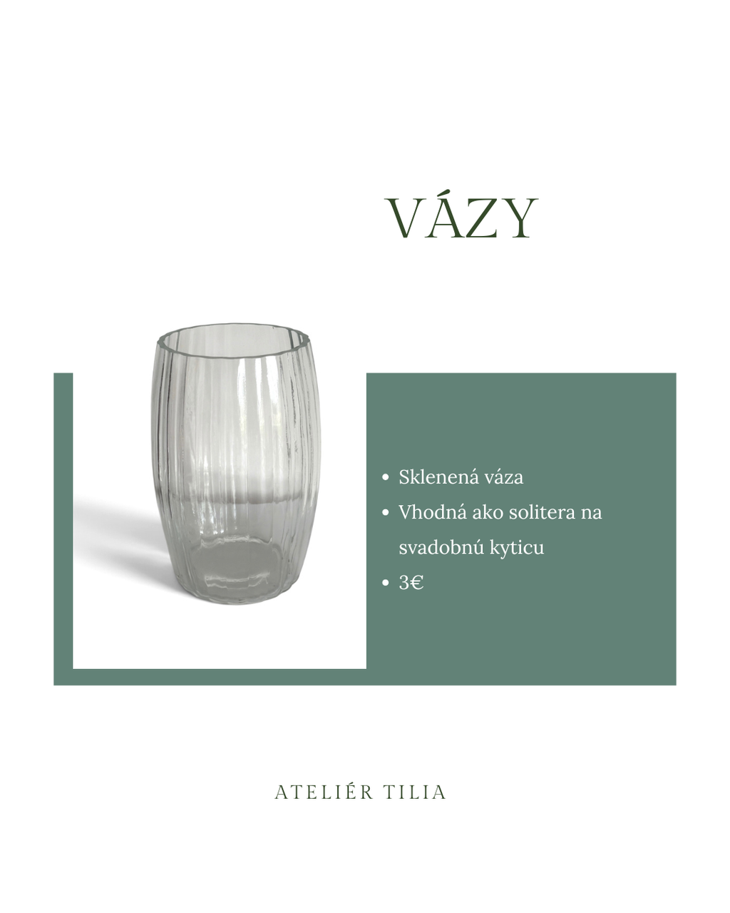 Sklenená váza