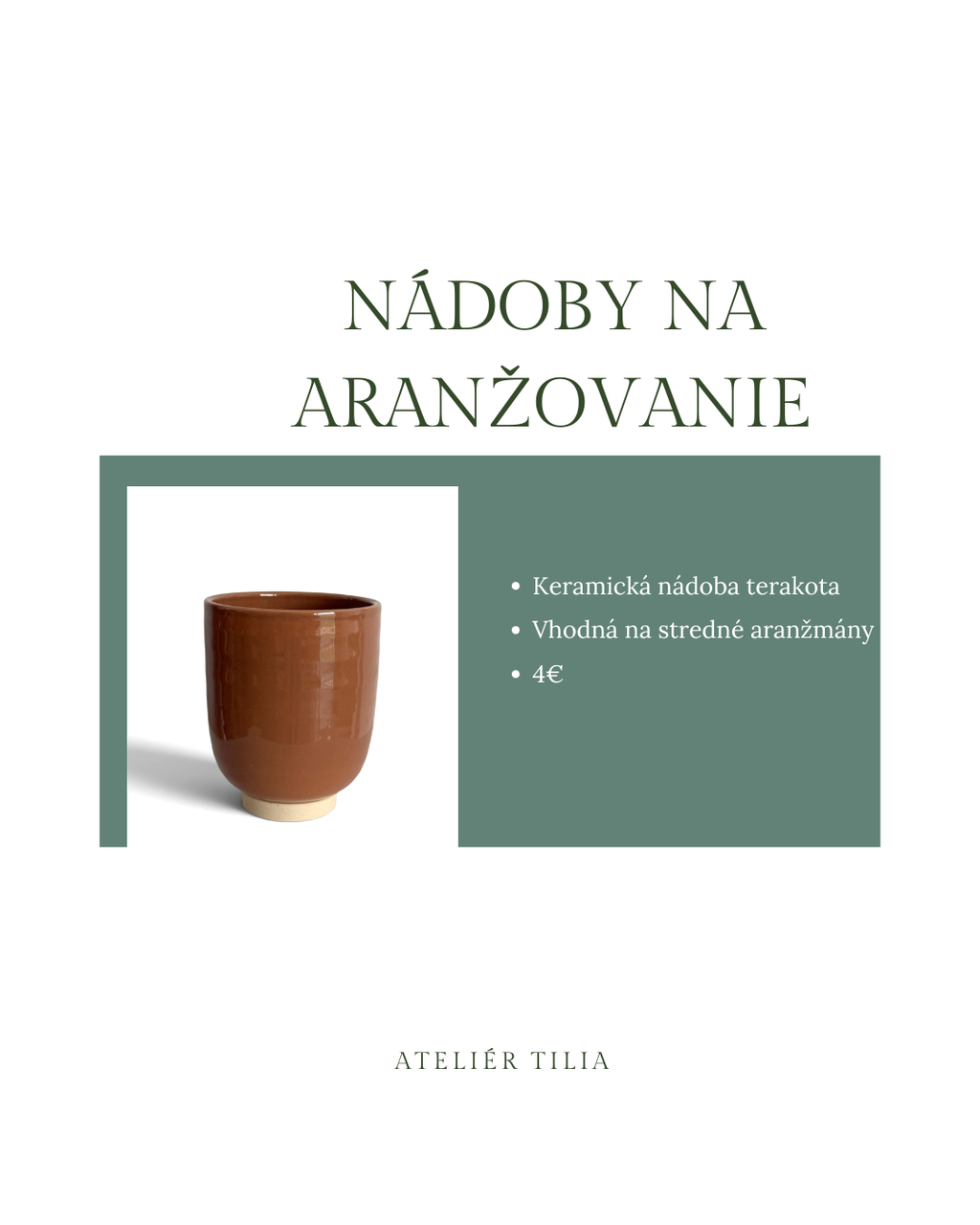 Keramická nádoba terakota