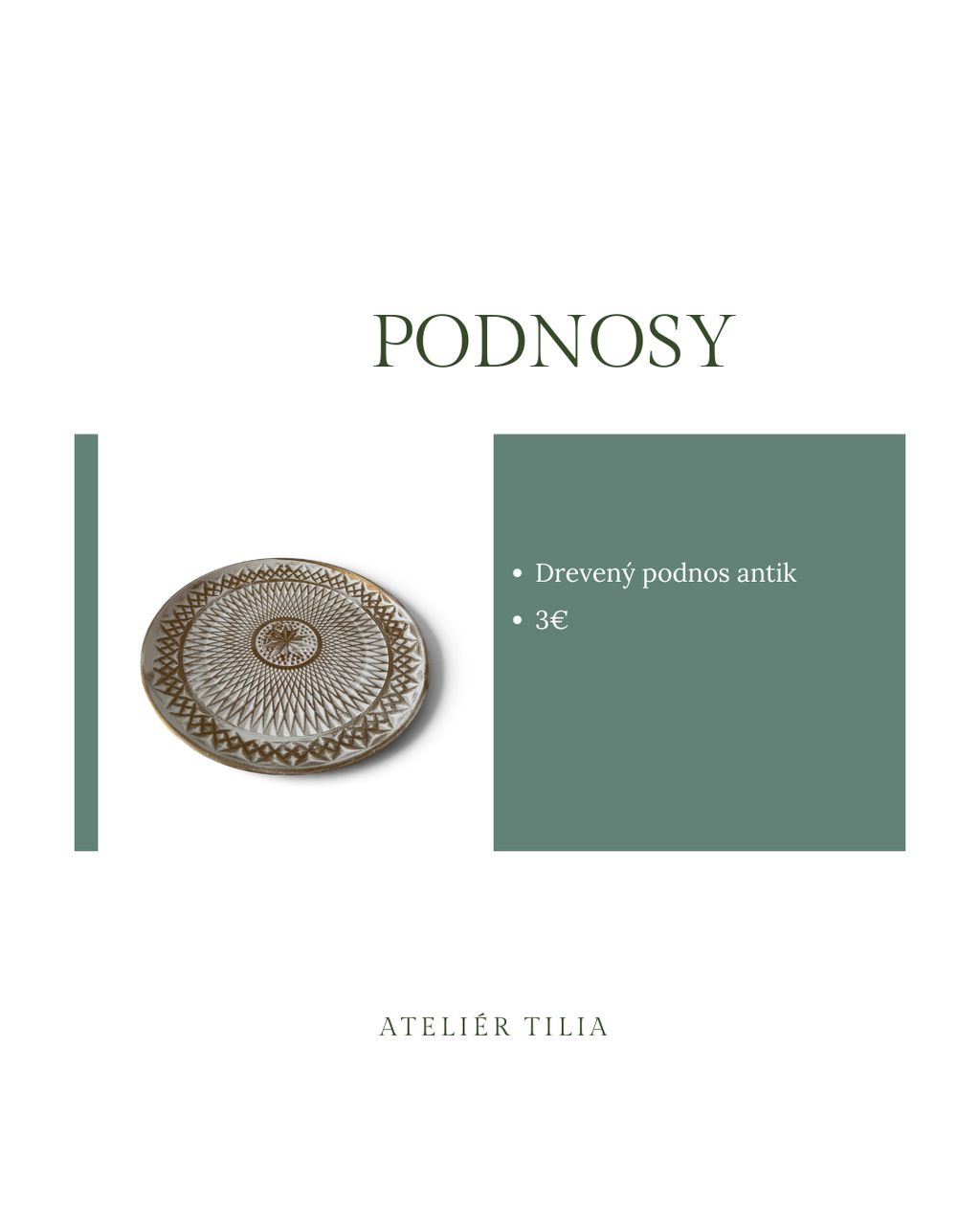 Drevený podnos