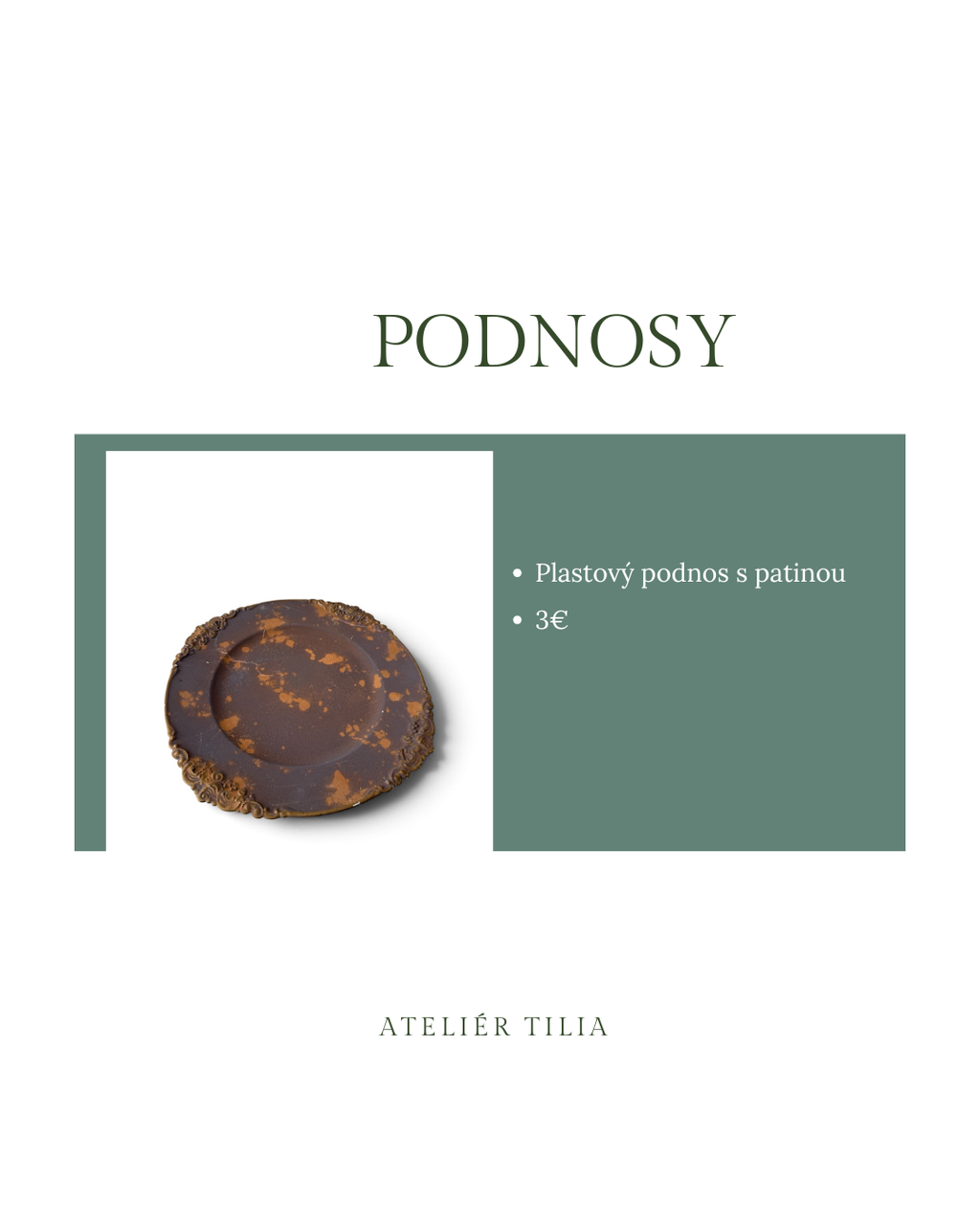 Plastový podnos