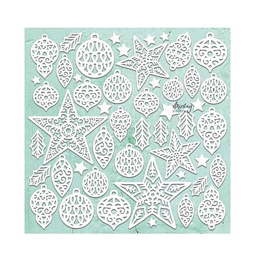 Lepenkové výrezy – Ornaments set – Mintay