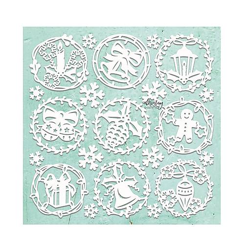 Lepenkové výrezy – Xmas decors – Mintay