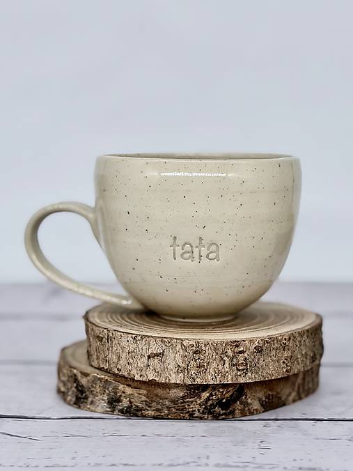 Simple - šálka cappuccino tata (200ml, s uškom)