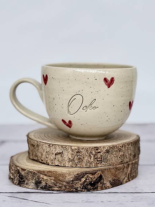 Dotty Love - šálka cappuccino ocko limited (200ml, s uškom)