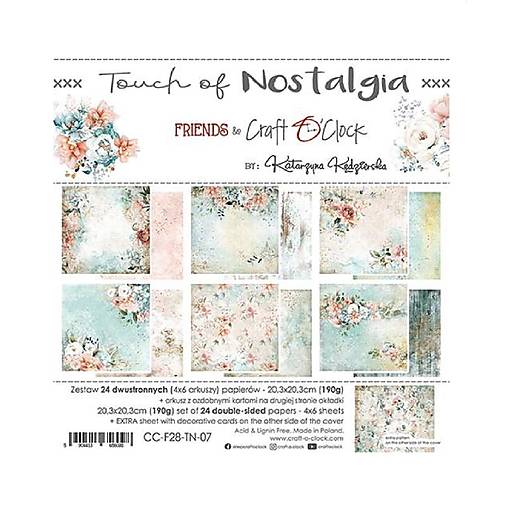 Scrapbook papier Touch of Nostalgia Craft o Clok  8x8