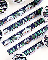 Papier - Washi páska - Chladná noc - 18571212_