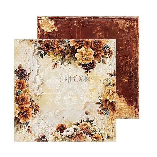 Scrapbook papier Shades of Nature Craft o Clok  8x8