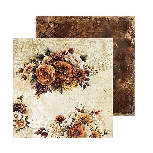 Scrapbook papier Shades of Nature Craft o Clok  8x8