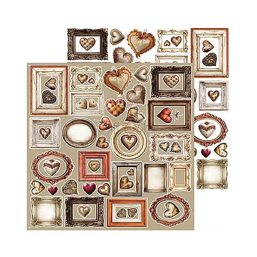 Scrapbook papier na vystrihovanie - Shades of Nature -  12x12 - Extra set Mix - Craft o Clock