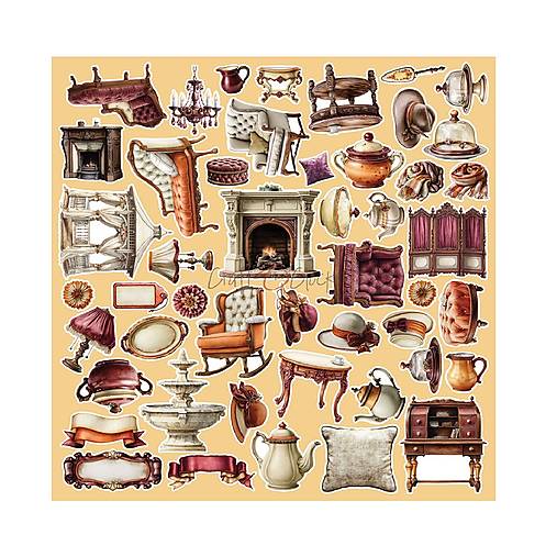 Scrapbook papier na vystrihovanie - Shades of Nature -  12x12 - Extra set Mix - Craft o Clock