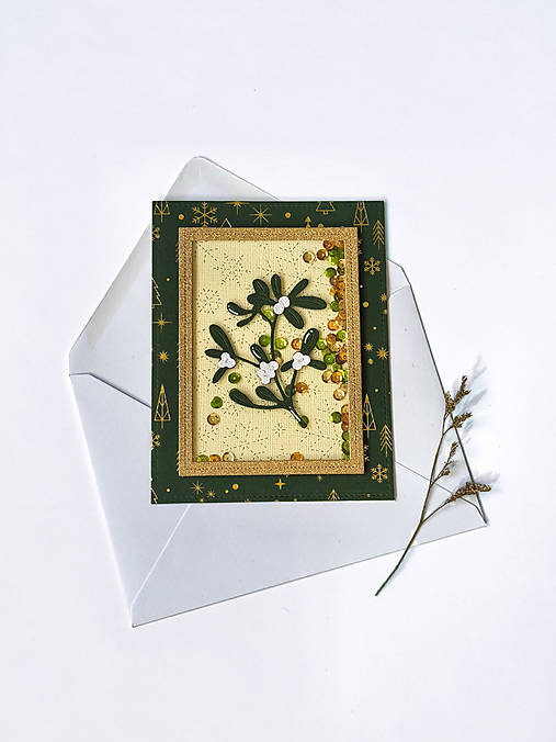 Papiernictvo - Shaker pohľadnica vianočná - 18585085_