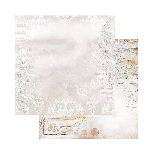 Scrapbook papier The Beginning of Our Story Alchemy of Art  8x8