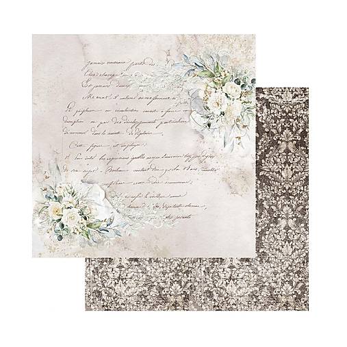 Scrapbook papier The Beginning of Our Story Alchemy of Art  8x8