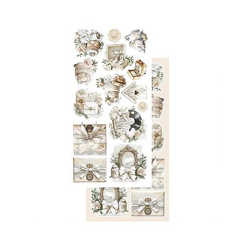 Scrapbook papier na vystrihovanie - The Beginning of Our Story -  Alchemy of Art - 6 x 12 - / AA-TBOS-10/