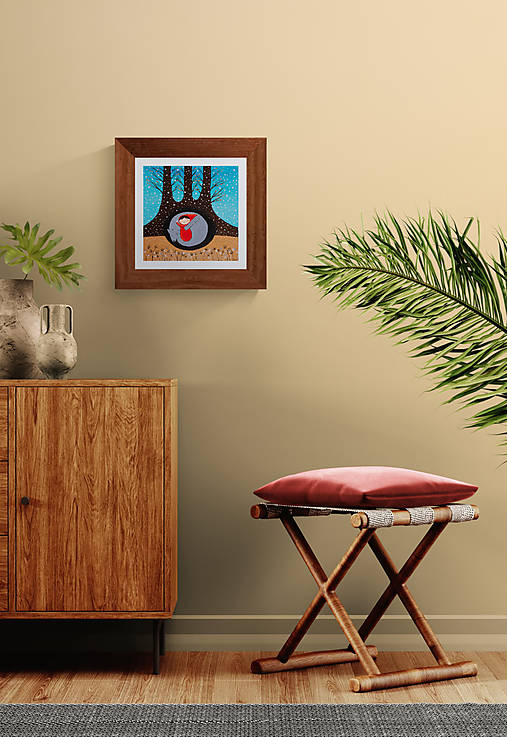 V brlôžku, Giclée art print 30x36