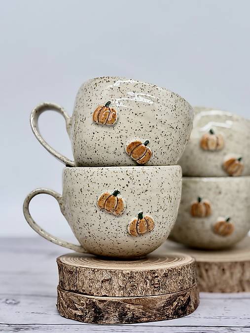 Oat Pumpkins - šálka cappuccino (200ml, s uškom)