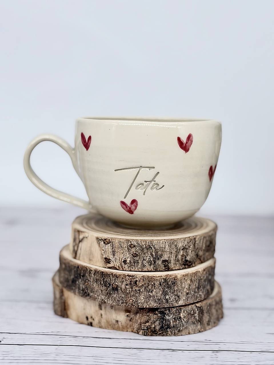 Love - šálka cappuccino tata limited (200ml, s uškom)