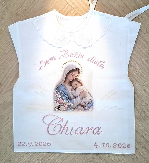 Detské oblečenie - Košieľka na krst - 18590187_