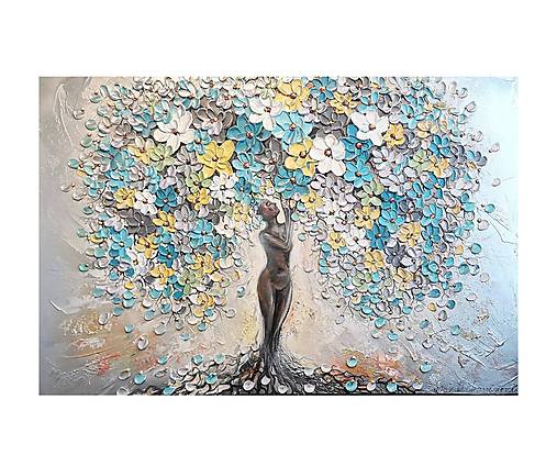 Obrazy - ,, Sila ženy,, 120x80 - 18599067_