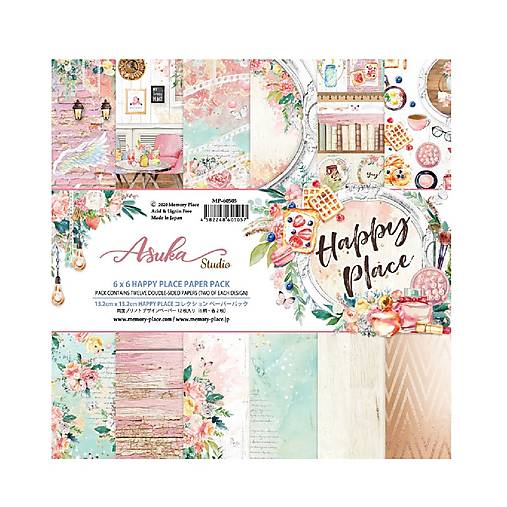 Scrapbook papier Happy Place Asuka Studio 6x6