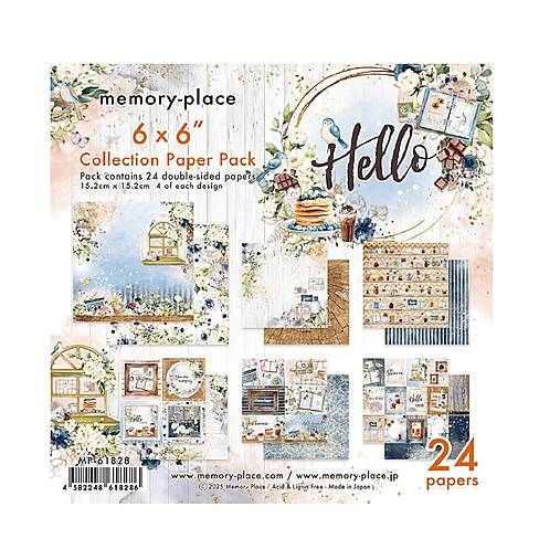 Scrapbook papier Hello Memory Place 6x6