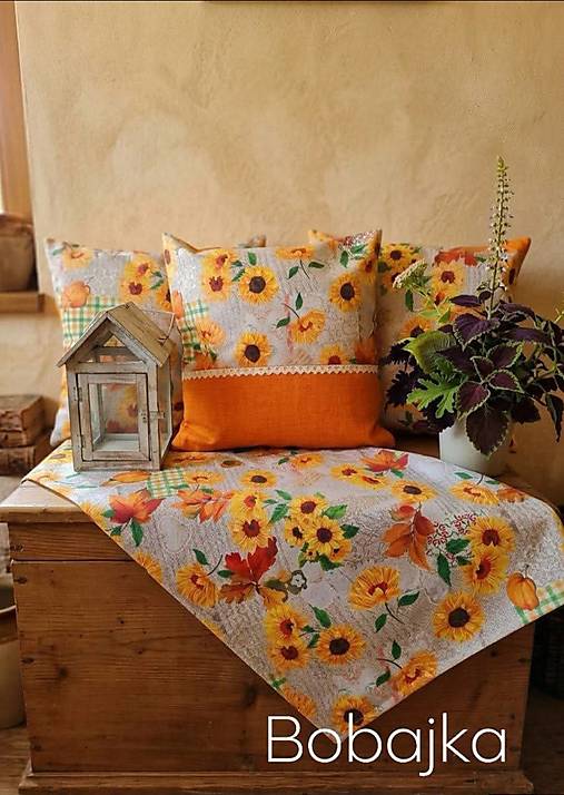 Úžitkový textil - Vankúše súprava 3+1 - 18602570_