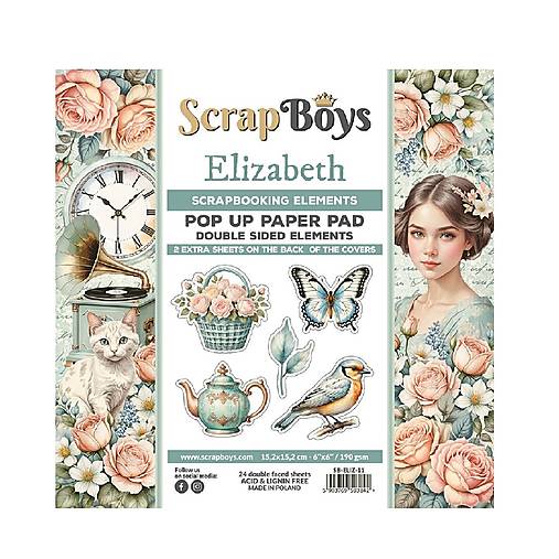 Scrapbook papier na vystrihovanie Elizabeth Scrapboys  6x6