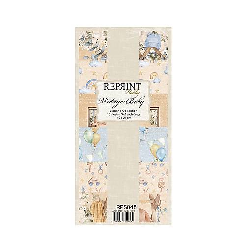 Scrapbook papier Vintage Baby Reprint Slim