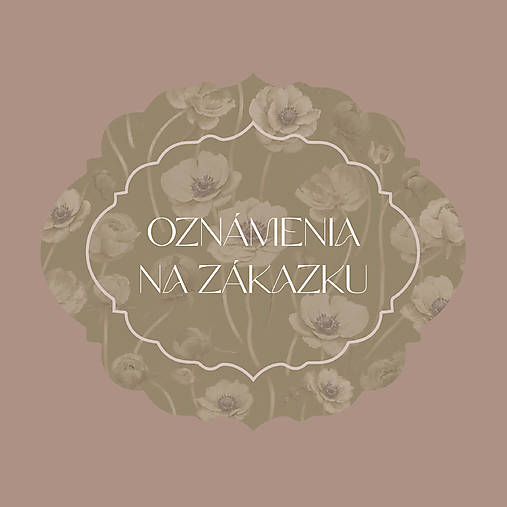 Papiernictvo - Svadobné oznámenie Vlčí mak - Olive - 18605424_