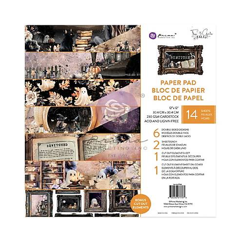 Scrapbook papier Bewitched Prima Marketing 12 x 12