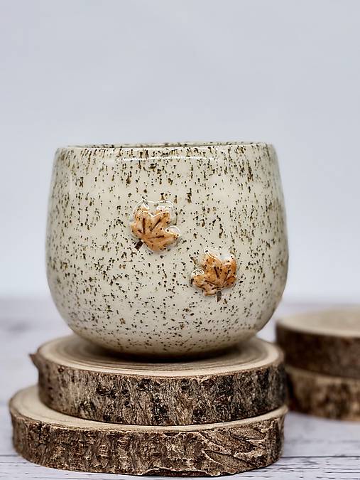 Nádoby - Oat Maples - pohárik latte elegán (330ml, bez uška) - 18608252_