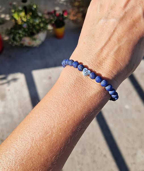 Náramky - Náramok*znamenie kozorožec*lapis lazuli - 18611380_