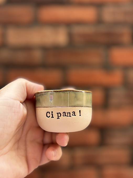 Nádoby - Ci pana! 80ml pohárik - 18625308_