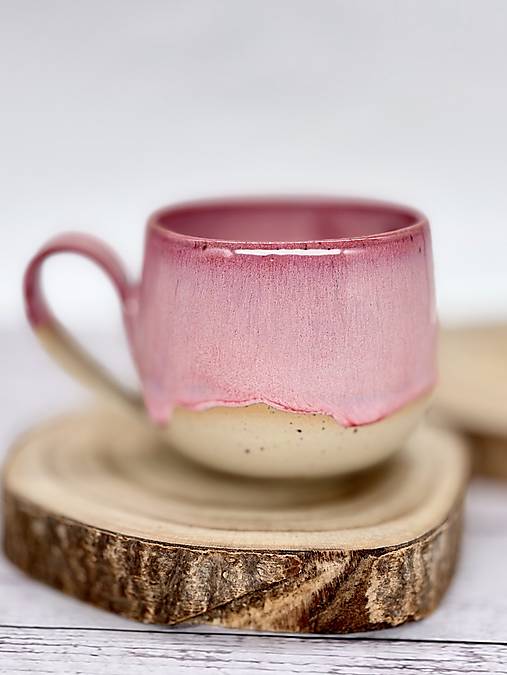 Nádoby - Magnólia - šálka latte elegán (330ml, s uškom) - 18627960_